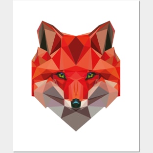 Geometric design with Fox Posters and Art